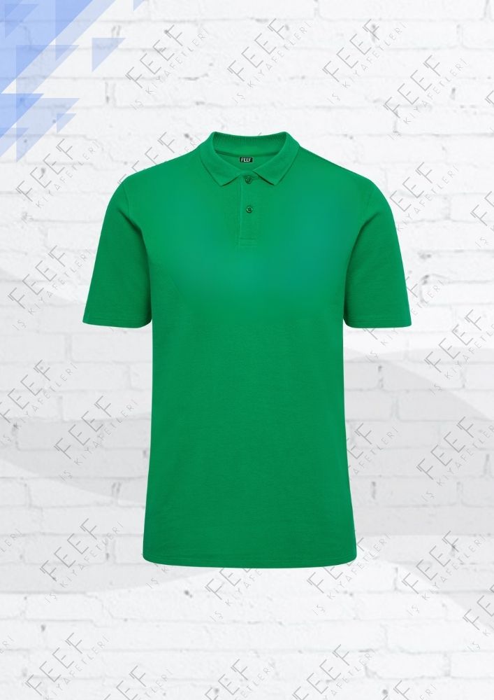 Polo Yaka Tişört Yeşil PTY