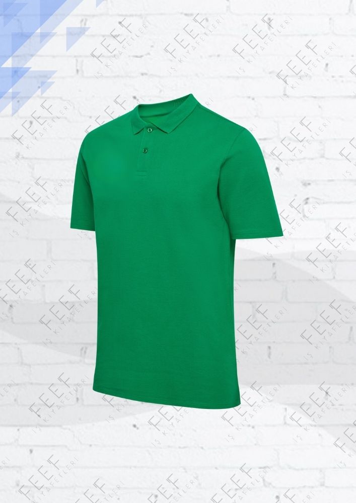 Polo Yaka Tişört Yeşil PTY