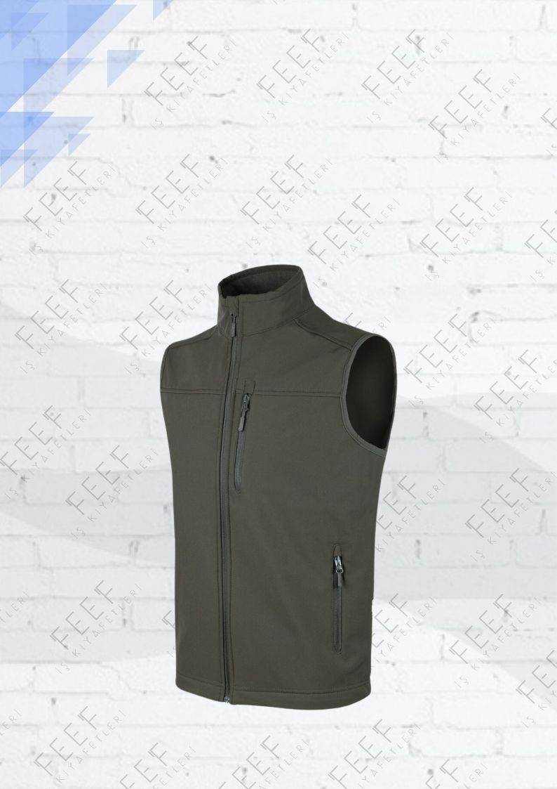 Softshell Yelek Haki SYHK