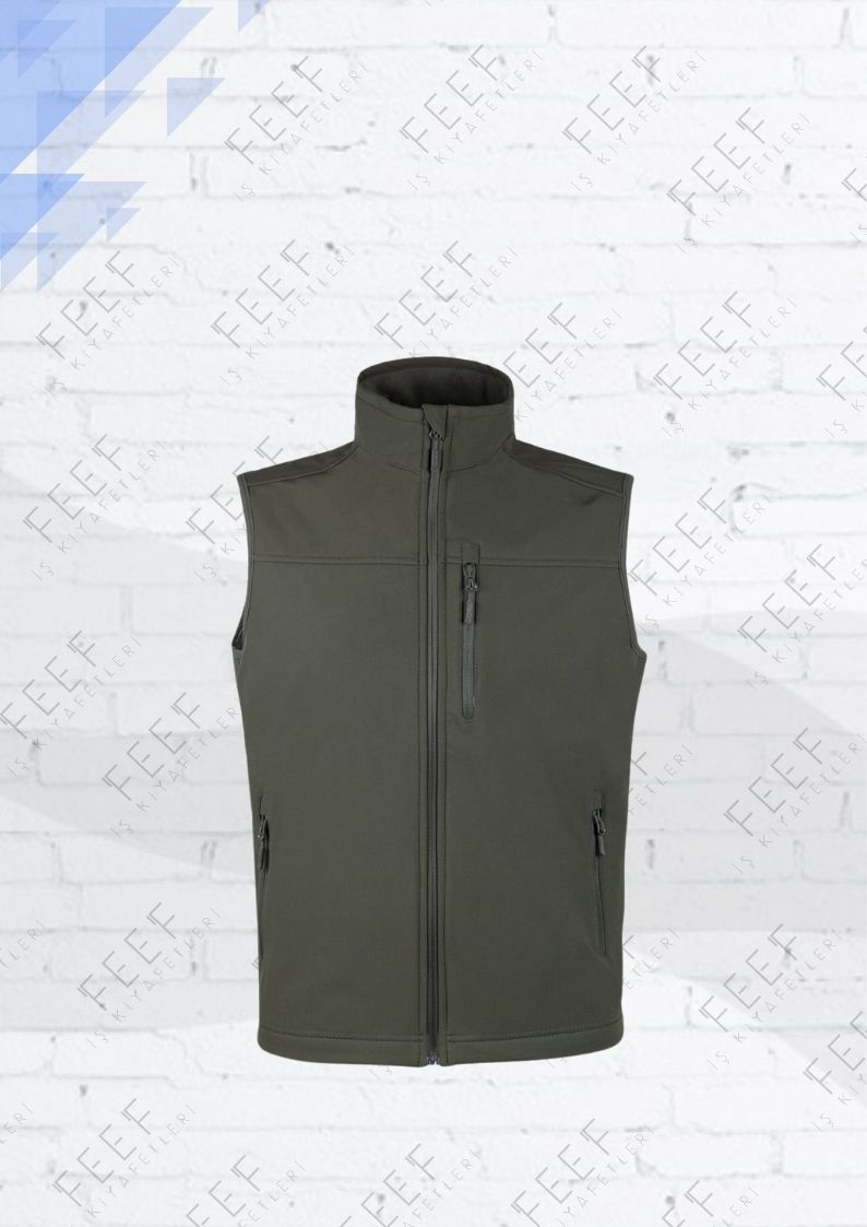 Softshell Yelek Haki SYHK