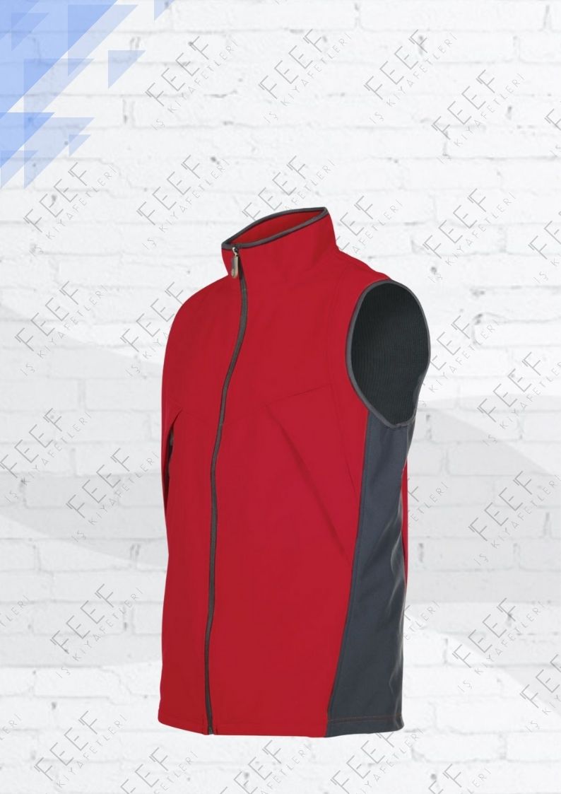 Softshell Yelek Kırmızı SYKR