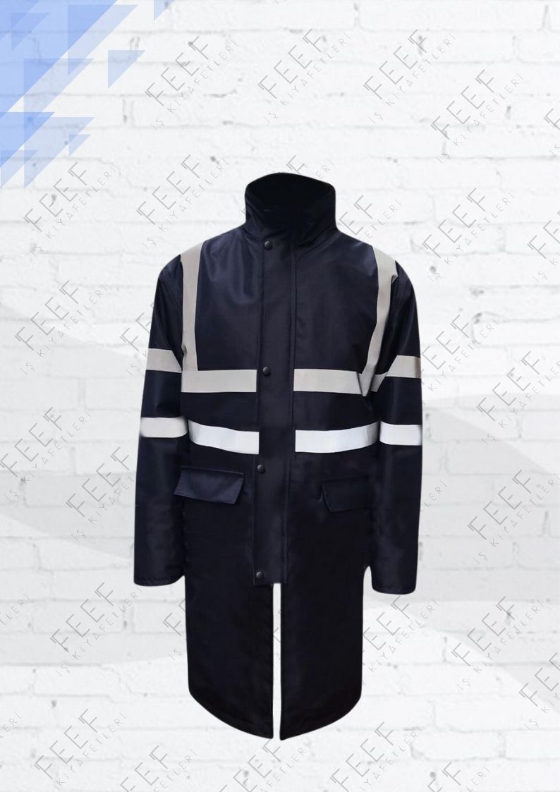 Yağmurluk Dark Navy Reflektörlü