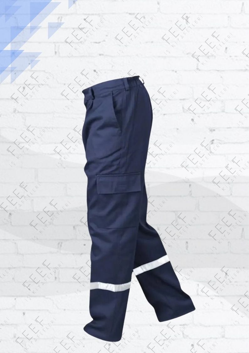 Gabardin Pantolon 16/12 Reflektörlü Yazlık Lacivert YPL16